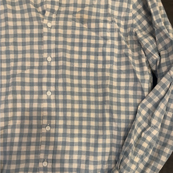 Men’s J. Crew Gingham Casual Button Down Shirt size L Top - Picture 2 of 5